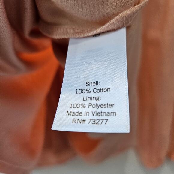 Lauren Conrad LC Light Orange Long Sleeve Flowy Blouse Size XXL - Picture 5 of 9